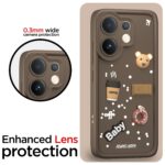 For Vivo V60 5G Back Cover Girlish Coffee Case New - Image 5