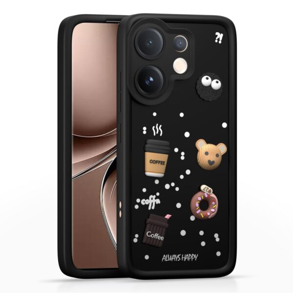 For Vivo V60 5G Back Cover Girlish Coffee Case New - Image 6