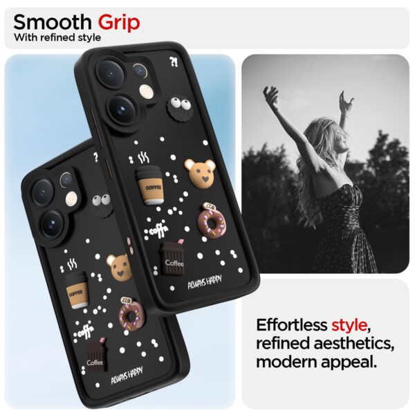 For Vivo V60 5G Back Cover Girlish Coffee Case New - Image 7