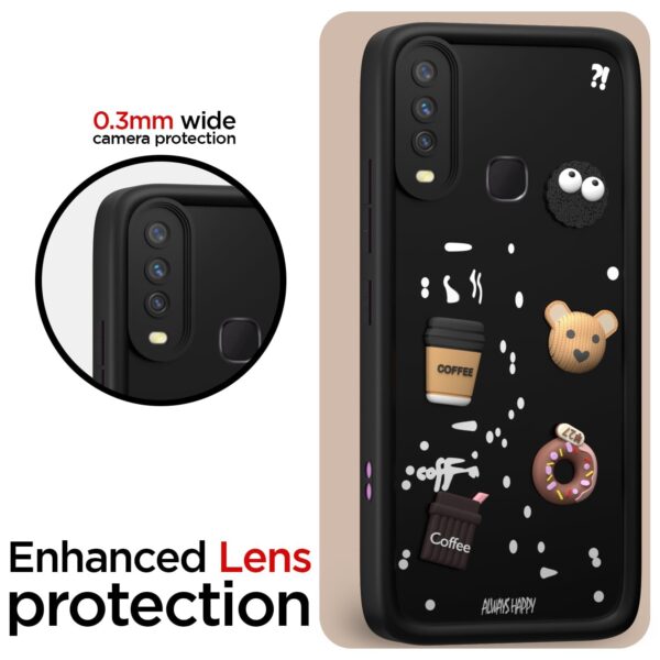 For Vivo Y12 Back Cover Girlish Coffee Case New - Image 7