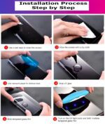 Fpr Vivo V40E UV Tempered Glass New - Image 4