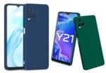 For Vivo Y21 Back Cover Silicon Case New