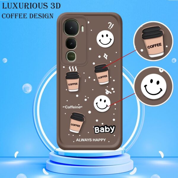 For Vivo Y400 5G Back Cover Girlish Coffee Case New - Image 8