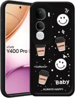 For Vivo Y400 5G Back Cover Girlish Coffee Case New