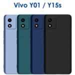For Vivo Y01 Back Cover Silicon Case New