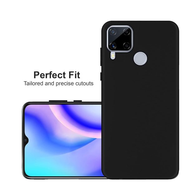 For Realme C15 Back Cover iBlack New - Image 3