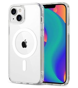 For iPhone 15 Back Cover Magsafe White New