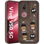 For Vivo V50 5G Back Cover Girlish Coffee Case New