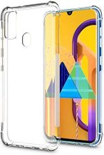 OO LALA JI For Samsung Galaxy F41 Flexible Soft Silicone 100D Bumper Back Cover in Transparent
