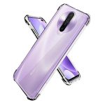 OO LALA JI Poco X2 - Soft Silicone Shockproof Bumper Case Back Cover in - Transparent [Air Cushion Technology] for Poco x2
