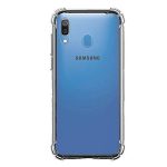OO LALA JI Samsung Galaxy M20 Drop Protection Back Case Transparent Bumper Cover (Corner Protection with Air Cushion Technology) -Transparent - Image 2