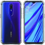 OO LALA JI Shockproof Flexible Protective TPU Bumper Back Cover for Oppo F11 Oppo F11 - Transparent