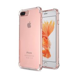 OO LALA JI silicone transparent back case cover for apple iphone 7 & iphone 8 [edge to edge covers and cases] - Transparent