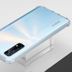 OO LALA JI Bumper Back Cover for Realme 7, Realme Narzo 20 Pro (TPU, Rubber, Silicone ) - Transparent