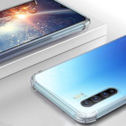 OO LALA JI Oppo F15 Bumper Shockproof Transparent Cover (Corner Protection with Air Cushion Technology) - Transparent