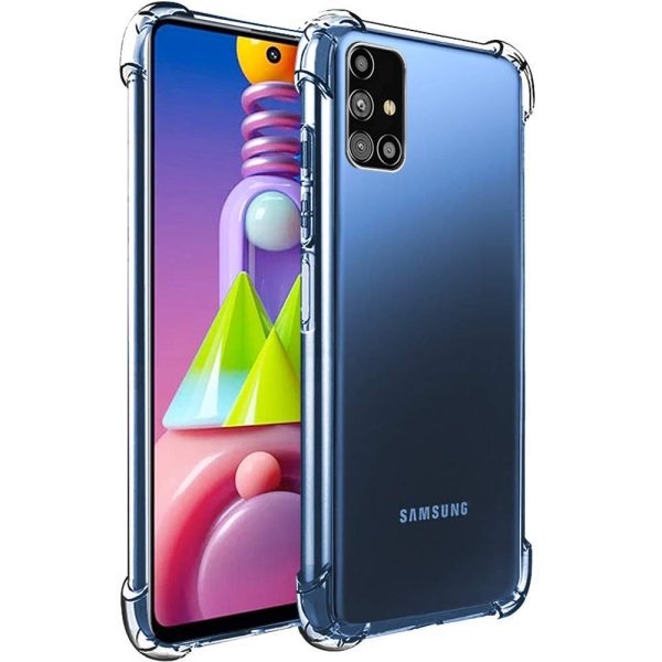 OO LALA JI Samsung Galaxy M51 or Samsung M51 Ultra Thin 12D Transparent Bumper Case Cover (Corner Protection with Air Cushion Technology)- Transparent - Image 2