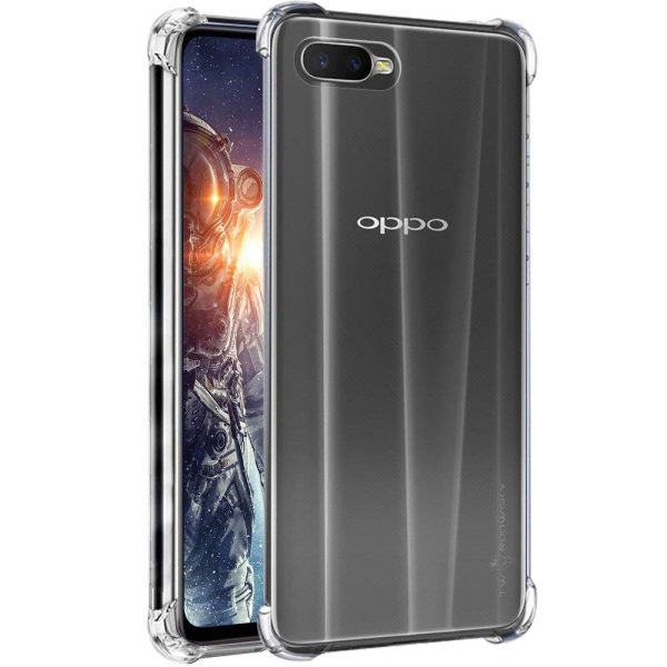OO LALA JI oppo a5s | oppo f9 pro | oppo f9 transparent back cover (corner protection with air cushion technology) - Transparent - Image 2