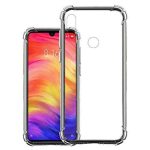 OO LALA JI Xiaomi Redmi Note 7s | Mi Note 7s - Soft Silicone Shockproof Bumper Case Back Cover in Transparent[Air Cushion Technology] - Transparent - Image 2