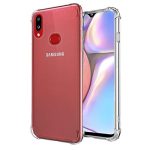 OO LALA JI shockproof TPU Back Cover for Samsung Galaxy A10s - Transparent | Cushioned Edges | Flexible Clear Case  - Transparent