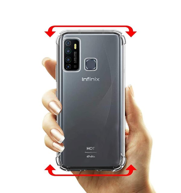 OO LALA JI Back Cover for Infinix Hot 9 Case Cover [Protective + Anti Shockproof CASE] Back Cover Case - Infinix Hot 9 Cover - Transparent - Image 2
