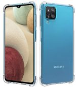 OO LALA JI Back Cover for Samsung Galaxy A12 / Samsung Galaxy M12 Case Cover [Protective + Anti Shockproof CASE] - Transparent - Image 2