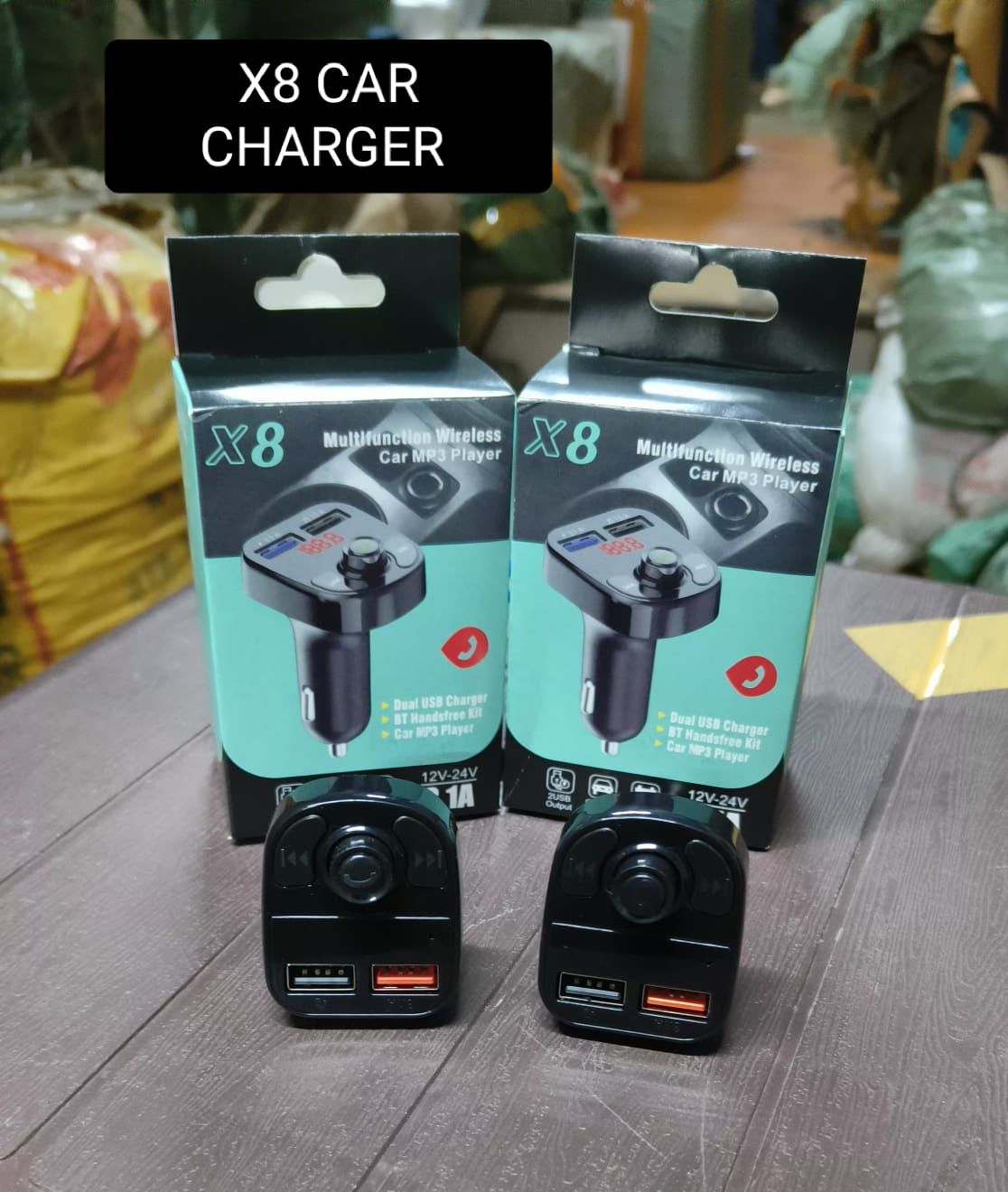 1 Pc X8 Car Charger New 1 X8 Car Charger