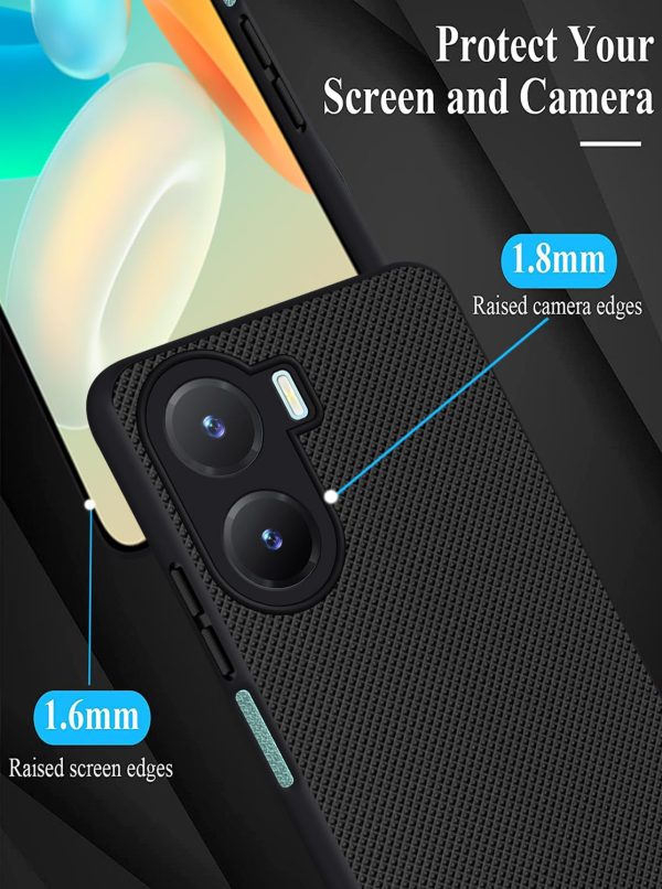 For Vivo Y56 5G / Vivo Y16 / Vivo T2x 5G Back Cover Super Frosted  NLK new - Image 4
