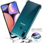 OO LALA JI For Samsung Galaxy A10S -Soft Silicone Shockproof Bumper Case Back Cover in Transparent[Air Cushion Technology]-for Samsung Galaxy A10S -Transparent