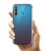 OO LALA JI Infinix Hot 8 | Shockproof Flexible Protective TPU Bumper Back Case Cover for Infinix Hot 8 - Transparent - Image 3