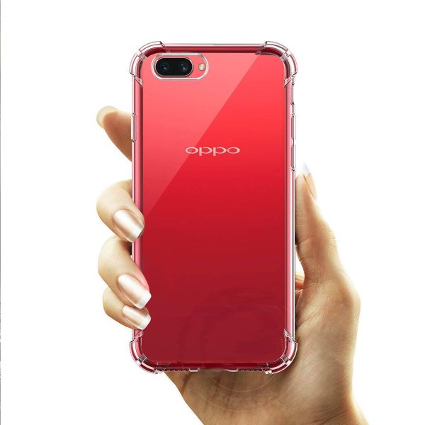 OO LALA JI For Oppo A3S / Realme C1 Transparent Bumper Cover-Transparent - Image 3