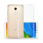 OO LALA JI Silicone Back Cover Case for Xiaomi Redmi Note 5 | Crystal Clear TPU Bumper Shockproof Back Cover for Redmi Mi Note 5 - Transparent