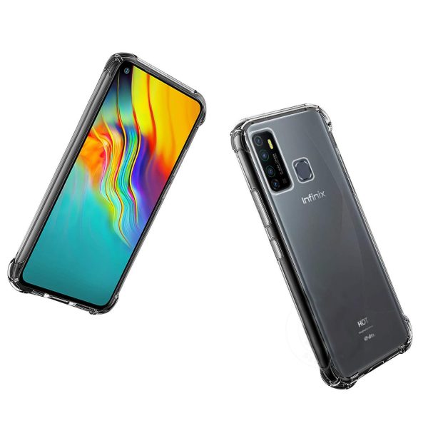 OO LALA JI Back Cover for Infinix Hot 9 Case Cover [Protective + Anti Shockproof CASE] Back Cover Case - Infinix Hot 9 Cover - Transparent - Image 3