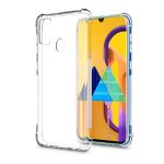 OO LALA JI Back Case Cover for Samsung Galaxy M30s | Soft Silicone Back Cases Covers | Shockproof Full Edge to Edge Protective for Galaxy M30s - Transparent