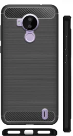 For Nokia C30 Black Armour case New - Image 3