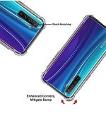 OO LALA JI For Realme XT - Soft Silicone Shockproof Bumper Case Back Cover in Transparent[Air Cushion Technology]-for realme XT-Transparent - Image 4