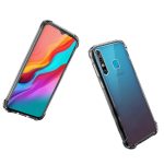 OO LALA JI Infinix Hot 8 | Shockproof Flexible Protective TPU Bumper Back Case Cover for Infinix Hot 8 - Transparent - Image 4