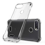OO LALA JI Xiaomi Redmi 6 - Soft Silicone Shockproof Bumper Case Back Cover in Transparent[Air Cushion Technology] - Transparent