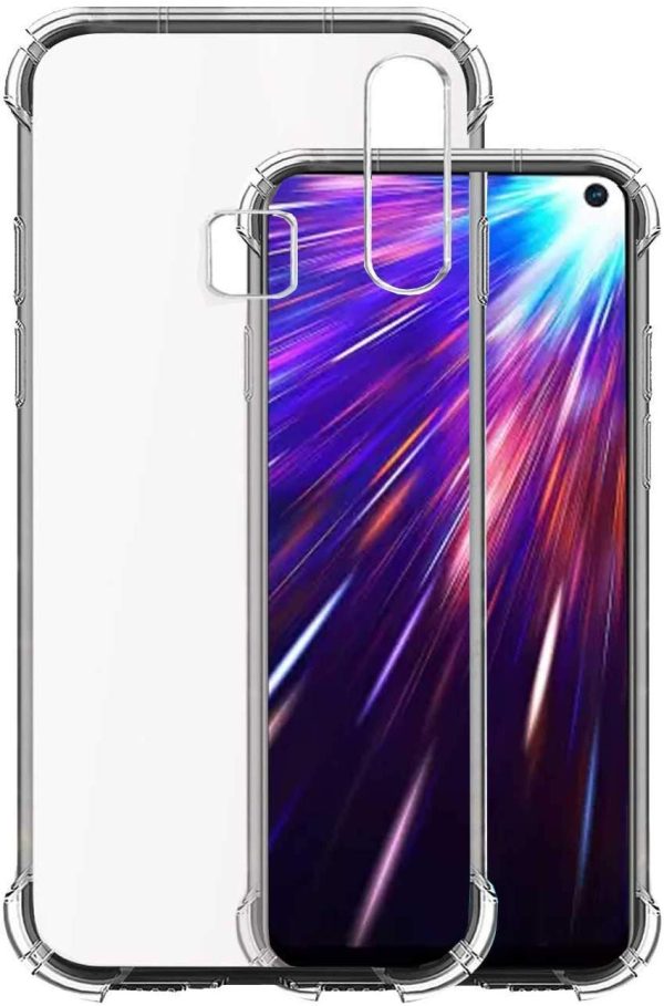 OO LALA JI Samsung Galaxy M40 - Soft Silicone Shockproof Bumper Case Back Cover in Transparent [Air Cushion Technology] - Transparent - Image 4
