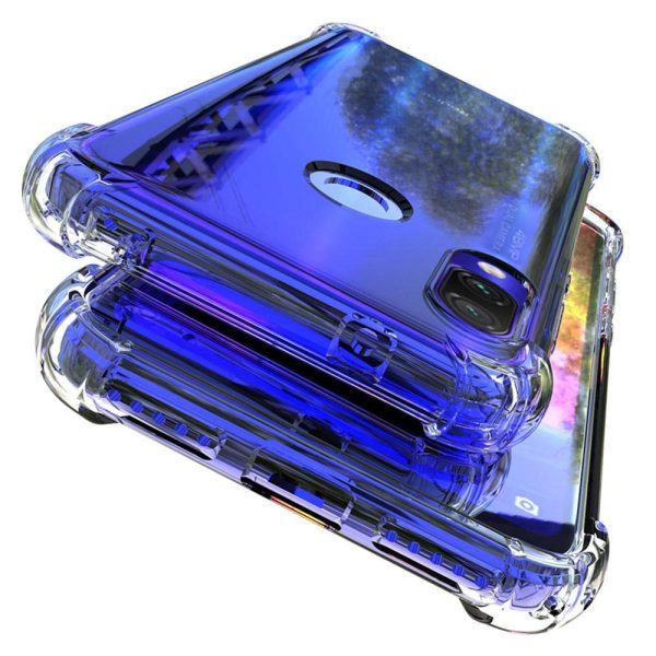 OO LALA JI Xiaomi Redmi Note 7s | Mi Note 7s - Soft Silicone Shockproof Bumper Case Back Cover in Transparent[Air Cushion Technology] - Transparent - Image 4