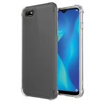 OO LALA JI Vivo Y55 | Vivo Y55s | Vivo Y55L - Soft Silicone Shockproof Bumper Case Back Cover in Transparent[Air Cushion Technology]r - Transparent