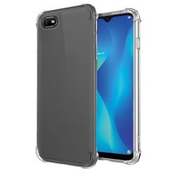 OO LALA JI Vivo Y55 | Vivo Y55s | Vivo Y55L - Soft Silicone Shockproof Bumper Case Back Cover in Transparent[Air Cushion Technology]r - Transparent