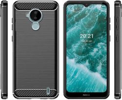 For Nokia C30 Black Armour case New