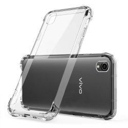 OO LALA JI For Vivo Y90 / Vivo Y91i Silicone Shockproof Bumper Back Cover in Transparent