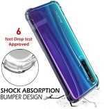 OO LALA JI For Realme XT - Soft Silicone Shockproof Bumper Case Back Cover in Transparent[Air Cushion Technology]-for realme XT-Transparent - Image 5