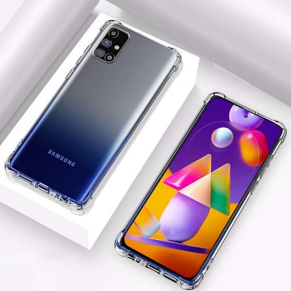OO LALA JI Back Cover for Samsung Galaxy A31 / Samsung Galaxy A51 Case Cover [Protective + Anti Shockproof CASE] Back Cover Case - Samsung A31 / Samsung A51 - Transparent - Image 5