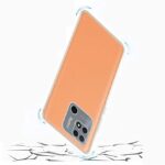 OO LALA JI Redmi 10C - Soft Silicone Shockproof Bumper Case Back Cover in Transparent [Air Cushion Technology] for xiaomi redmi 10c) - Transparent