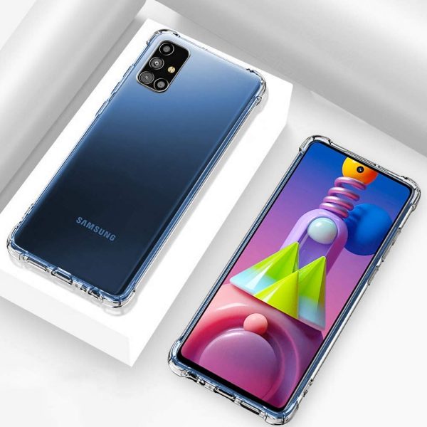 OO LALA JI Samsung Galaxy M51 or Samsung M51 Ultra Thin 12D Transparent Bumper Case Cover (Corner Protection with Air Cushion Technology)- Transparent - Image 5