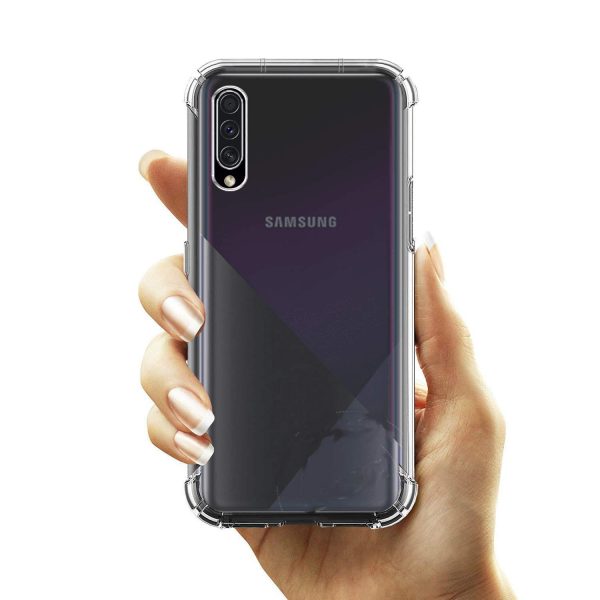 OO LALA JI Back Cover for Samsung A70 Case Cover [Protective + Anti Shockproof Case] Back Cover Case - Samsung Galaxy A70 Cover - Transparent - Image 5