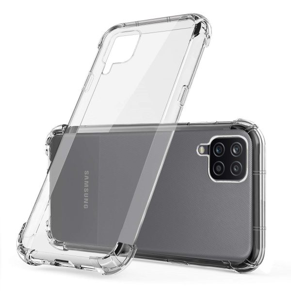 OO LALA JI Back Cover for Samsung Galaxy A12 / Samsung Galaxy M12 Case Cover [Protective + Anti Shockproof CASE] - Transparent - Image 5