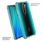OO LALA JI Redmi Note 8 Pro - Soft Silicone Shockproof Bumper Case Back Cover in Transparent[Air Cushion Technology]-for Mi Note 8 Pro - Transparent - Image 6